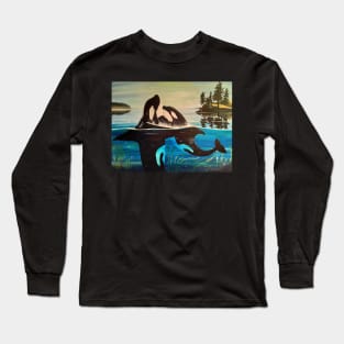 Embrace Orcas Long Sleeve T-Shirt